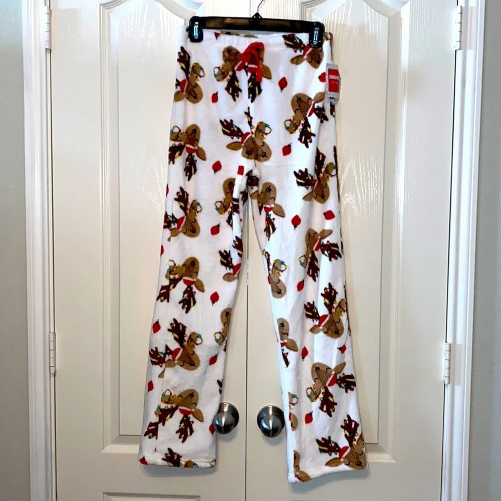 Lounge pants pajamas pants Soft & Cozy Christmas Deer size S